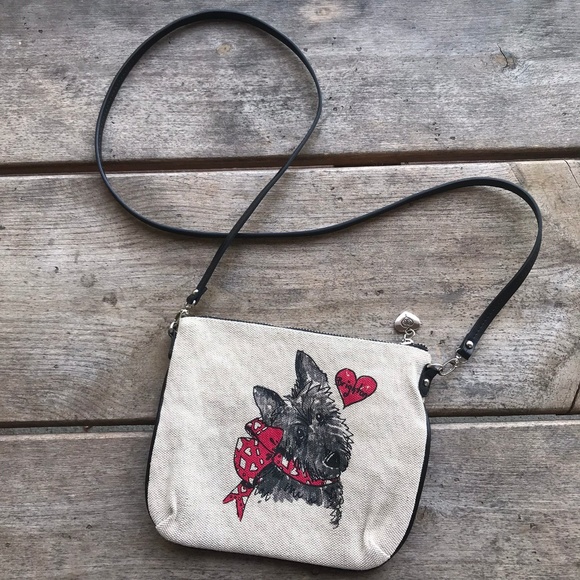 Brighton Handbags - Brighton Scottie Dog Exercise Crossbody Clutch Bag
